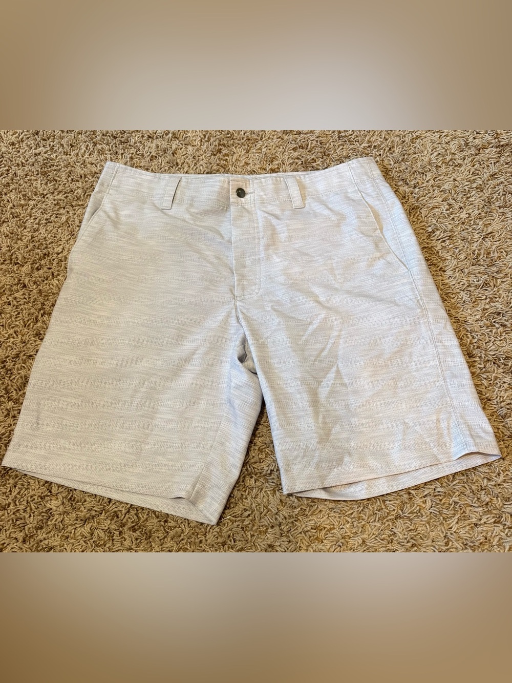 Callaway Flat Front Golf Shorts Men’s size 34 light heathered gray